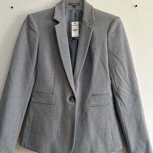 Express Women's Classic Gray Suit Jacket